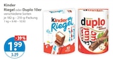 Riegel oder Duplo 10er von Kinder im aktuellen V-Markt Prospekt für 1,99 €