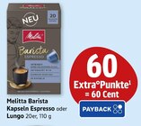 Barista Kapseln Espresso oder Lungo 20er, 110 g im Angebot bei EDEKA in Darmstadt Barista Kapseln Espresso oder Lungo 20er, 110 g Angebote von Melitta bei EDEKA Darmstadt für 4,99 €