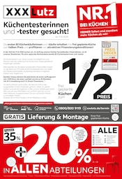 XXXLutz Möbel & Einrichtung Prospekt der aktuellen Woche mit 4 Seiten, gültig von 03.10.2026 bis 16.10.2026, in Zehdenick und Umgebung Aktueller XXXLutz Möbel & Einrichtung Prospekt in Zehdenick und Umgebung, "NR.1 BEI KÜCHEN" mit 4 Seiten, 03.10.2026 - 16.10.2026