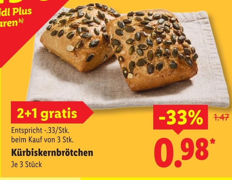 Kürbiskernbrötchen