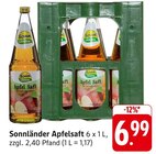 E center Schluchsee - Apfelsaft Angebot im Prospekt Apfelsaft bei E center im Schluchsee Prospekt für 6,99 €