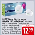 Wasserfilter-Kartuschen MAXTRA PRO All-in-1 Pack 3 im Angebot bei EDEKA in Kaiserslautern Wasserfilter-Kartuschen MAXTRA PRO All-in-1 Pack 3 Angebote von BRITA bei EDEKA Kaiserslautern für 12,99 €