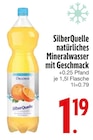 natürliches Mineralwasser mit Geschmack Angebote von SilberQuelle bei EDEKA Landshut für 1,19 €