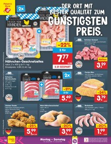 Fleisch im Netto Marken-Discount Prospekt "Aktuelle Angebote" mit 57 Seiten (München)