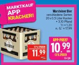 Bier Angebote von Warsteiner bei Marktkauf Altenburg für 10,99 €