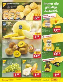 Bananen im Netto Marken-Discount Prospekt "Aktuelle Angebote" mit 50 Seiten (Moers)