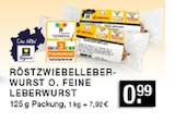 RÖSTZWIEBELLEBER-WURST O. FEINE LEBERWURST im Angebot bei EDEKA in Bottrop RÖSTZWIEBELLEBER-WURST O. FEINE LEBERWURST Angebote bei EDEKA Bottrop für 0,99 €