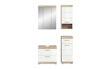 Aktuelles Badmöbel-Set SCHLOONSEE 4 teilig bestehend aus: Waschbeckenunterschrank Spiegelschrank Unterschrank Hängeschrank Schloonsee Angebot bei Höffner in Potsdam ab 376,00 €
