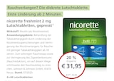 freshmint 2 mg Lutschtabletten, gepresst bei LINDA im Allersberg Prospekt für 31,95 €