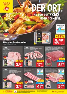Schweinefleisch im Netto Marken-Discount Prospekt "Aktuelle Angebote" mit 51 Seiten (Duisburg)