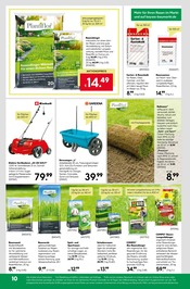 Aktueller BayWa Bau- und Gartenmärkte Prospekt mit Gartengeräte, "Wunderschne Blütenpracht", Seite 10