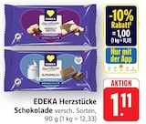 EDEKA - Herzstücke Schokolade Angebot im Prospekt Herzstücke Schokolade bei EDEKA im Prospekt "" für 1,00 €