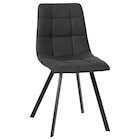 STUHL  Mikrofaser Schwarz, Dunkelgrau von Carryhome im aktuellen XXXLutz Prospekt für 39,90 €