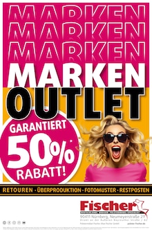 Bier im Polstermöbel Fischer Prospekt "MARKEN OUTLET" mit 1 Seiten (Nürnberg)