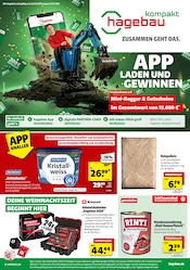 Weihnachten im hagebau kompakt Prospekt in Steinfurt Aktueller hagebau kompakt Prospekt mit Weihnachten, "APP LADEN UND GEWINNEN", Seite 1