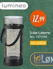 Solar-Laterne Angebote von Lumineo bei Zurbrüggen Essen für 12,99 €