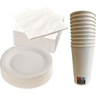 SUR TOUTE LA VAISSELLE À JETER BLANCHE : GOBELETS, SERVIETTES ET ASSIETTES - CARREFOUR HOME en promo chez Carrefour SUR TOUTE LA VAISSELLE À JETER BLANCHE : GOBELETS, SERVIETTES ET ASSIETTES - CARREFOUR HOME dans le catalogue Carrefour