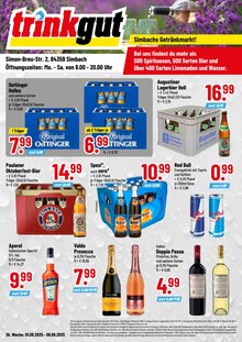 Aktueller Trinkgut Prospekt für Triftern und Ungebung, Seiten zum blättern Trinkgut Prospekt Simbachs Getränkmarkt! mit Seiten in Triftern und Umgebung