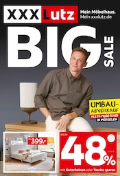 Aktueller XXXLutz Möbelhäuser Möbel & Einrichtung Prospekt in Erkelenz und Umgebung, "BIG SALE" mit 26 Seiten, 30.03.2026 - 05.04.2026