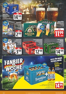 Bier im EDEKA Prospekt "Wir lieben Lebensmittel!" mit 28 Seiten (Schwabach)