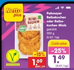 Reibekuchen oder Reibekuchen Minis Angebote von Pahmeyer bei Netto Marken-Discount Celle für 1,49 €