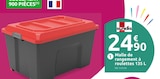 Promo Malle de rangement à roulettes 135 L à 24,90 € dans le catalogue Mr. Bricolage à Bruz