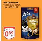 Aktuelles Katzensnack Knabber Mix Angebot bei GLOBUS in Siegen (Universitätsstadt) ab 0,89 €