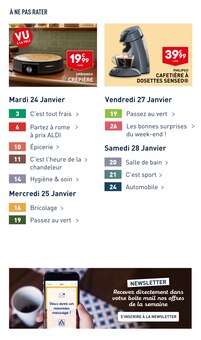 Catalogue Aldi, 24/01/2023 - 30/01/2023, Aldi, 31 pages Prospectus Aldi en cours, "Aldi", 31 pages