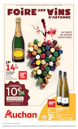 Prospectus Auchan Hypermarché à Ingwiller, "FOIRE AUX VINS D'AUTOMNE", 60 pages, 25/09/2026 - 11/10/2026