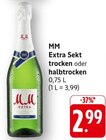 Extra Sekt trocken im Angebot bei EDEKA in Schorndorf Extra Sekt trocken Angebote von MM bei EDEKA Schorndorf für 2,99 €