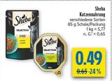 Katzennahrung im Angebot bei diska in Coburg Katzennahrung Angebote von Sheba bei diska Coburg für 0,49 €