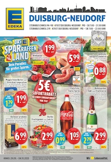 Aktueller EDEKA Prospekt "Aktuelle Angebote" Seite 1 von 28 Seiten für Duisburg