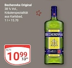 Original von Becherovka im aktuellen GLOBUS Prospekt