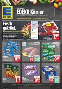 EDEKA Prospekt der Woche "Wir lieben Lebensmittel!" Seite 1, 13.10.2025 bis 18.10.2025 für Hettstadt Aktueller EDEKA Prospekt "Wir lieben Lebensmittel!" Seite 1 von 28 Seiten für Hettstadt