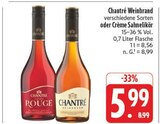 Weinbrand im Angebot bei EDEKA in Altenburg Weinbrand Angebote von Chantre bei EDEKA Altenburg für 5,99 €
