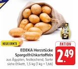 Herzstücke Spargelfrühkartoffeln Angebote von EDEKA bei E center Neu-Ulm für 2,49 €