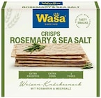 Tasty Snacks Crisps Rosemary & Sea Salt Angebote von Wasa bei REWE Regensburg für 1,99 €