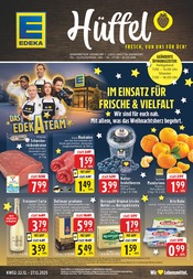 EDEKA Supermarkt Prospekt der aktuellen Woche mit 26 Seiten, gültig von 22.12.2025 bis 27.12.2025, in Rheinbach und Umgebung Aktueller EDEKA Supermarkt Prospekt in Rheinbach und Umgebung, "Aktuelle Angebote" mit 26 Seiten, 22.12.2025 - 27.12.2025