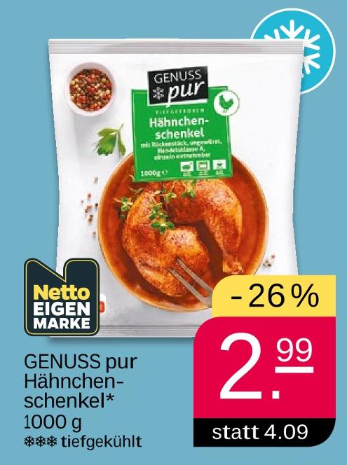 GENUSS pur Hähnchenschenkel