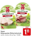 Veganer Schinken Spicker Mortadella bei EDEKA im Mengen Prospekt für 1,11 €