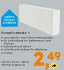 Porenbetonstein Angebote bei Globus-Baumarkt Göttingen für 2,49 €
