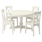 Aktuelles Tisch und 4 Stühle weiß/weiß Angebot bei IKEA in Lübeck ab 578,96 €