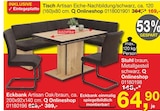 Tisch Artisan Eiche-Nachbildung/schwarz im Angebot bei Opti-Megastore in Waiblingen Tisch Artisan Eiche-Nachbildung/schwarz Angebote bei Opti-Megastore Waiblingen für 64,90 €