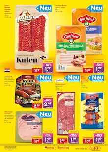 Mettwurst im aktuellen Netto Marken-Discount Prospekt (Oberhausen) Mettwurst im Netto Marken-Discount Prospekt "Aktuelle Angebote" mit 70 Seiten (Oberhausen)