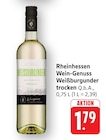 Rheinhessen Weißburgunder trocken Q.b.A. bei EDEKA im Prospekt "" für 1,79 €