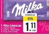 Milka Schokolade Angebote von Milka bei EDEKA Lippstadt für 1,11 €