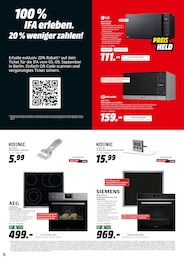 Mikrowelle Angebot im aktuellen MediaMarkt Saturn Prospekt auf Seite 6