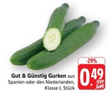 E center Tübingen - Gurken Angebot im Prospekt Gurken bei E center im Tübingen Prospekt für 0,49 €