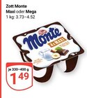 GLOBUS - Monte Maxi oder Mega Angebot im Prospekt Monte Maxi oder Mega bei GLOBUS im Prospekt "" für 1,49 €
