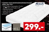 Aktuelles 7-Zonen-Taschenfederkernmatratze OPAL 300 TFK Angebot bei porta Möbel in Hildesheim ab 299,00 €